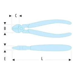 Pince Coupante à Ras FACOM 110 Mm - 425