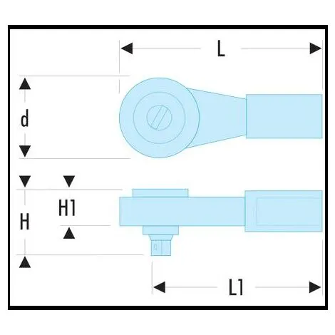 Cliquet 3/4 FACOM Tête Seule Reprise 5 - K.151B 2 Cliquet 3/4 FACOM Tête Seule Reprise 5 - K.151B – Image 2