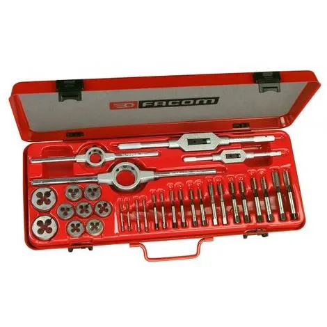 Composition De Tarauds + Filière + Porte Outils FACOM - 221.227J1 1 Composition De Tarauds + Filière + Porte Outils FACOM - 221.227J1