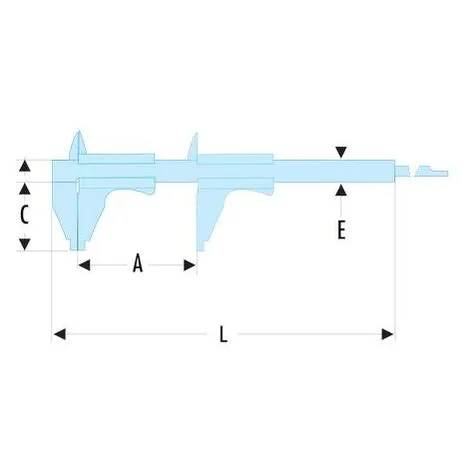 Pied à Coulisse 1/50ème FACOM 200 Mm - 805.2 2 Pied à Coulisse 1/50ème FACOM 200 Mm - 805.2 – Image 2