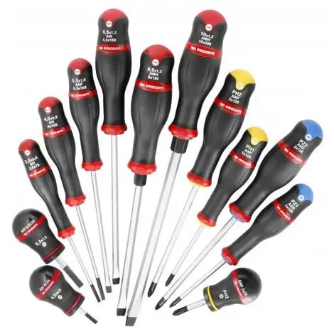 Jeu De 13 Tournevis Protwist2 FACOM Fente/ PH/ PZ - ATWH.J13 1 Jeu De 13 Tournevis Protwist2 FACOM Fente/ PH/ PZ - ATWH.J13