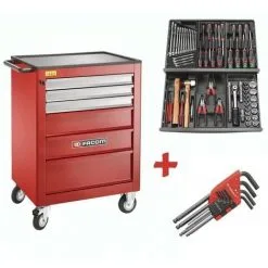 Servante Roll M3 Rouge 69 Outils FACOM 6 Tiroirs - ROLL.CONTACTPF