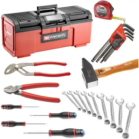 FACOM Composition 26 Outils Avec Boîte Plastique 1 FACOM Composition 26 Outils Avec Boîte Plastique