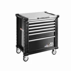 Servante FACOM JETM4 6 Tiroirs Noir Avec Tiroir énergisé - JET.6NM4APOWERPF