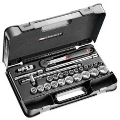 Coffret DBOX 26 Pièces Cliquet étanche Et Douilles 1/2 6 Pans Métriques FACOM - S.161-4P6PB
